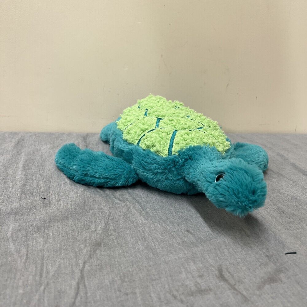 The Manhattan Toy Company Green Sea Turtle Plush Stuffed Animal 14" FS Charity